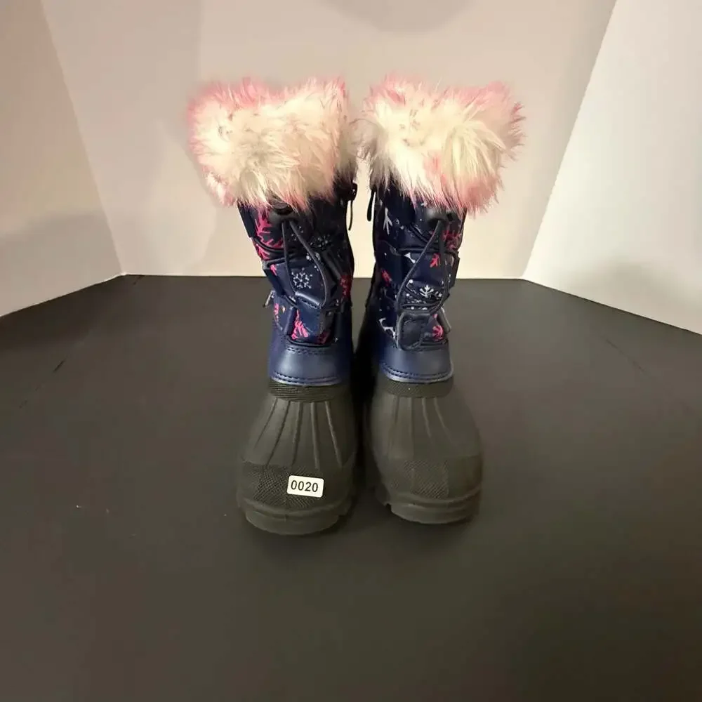 DREAM PAIRS KSNOW Girls Waterproof Winter Snow Boots‎ Size 12